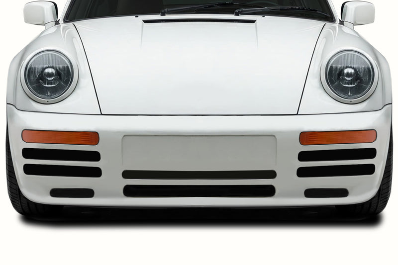 1974-1993 Porsche 911 964 Duraflex Turbo Look Front Bumper Cover - 1 Piece