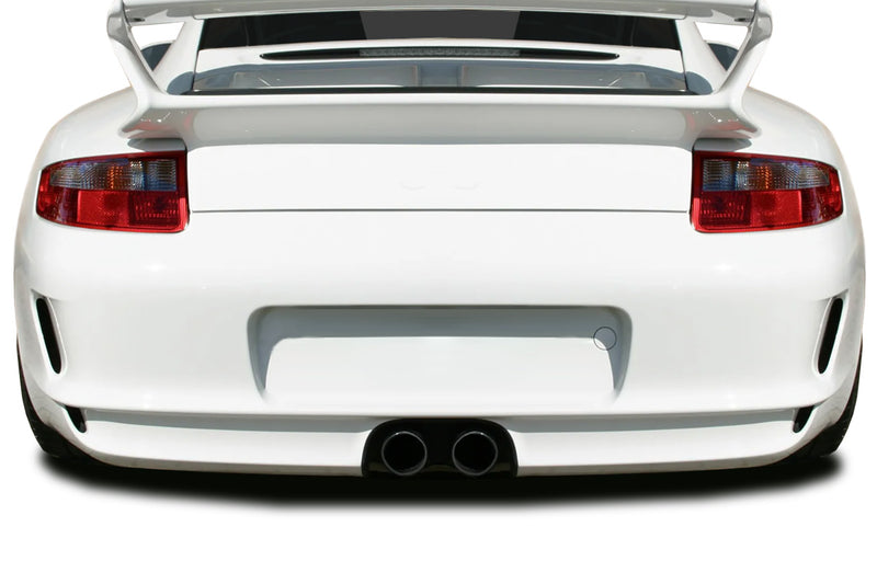 2005-2008 Porsche 911 997 Duraflex GT3 RS Look Rear Bumper Cover - 1 Piece (Single Hole)