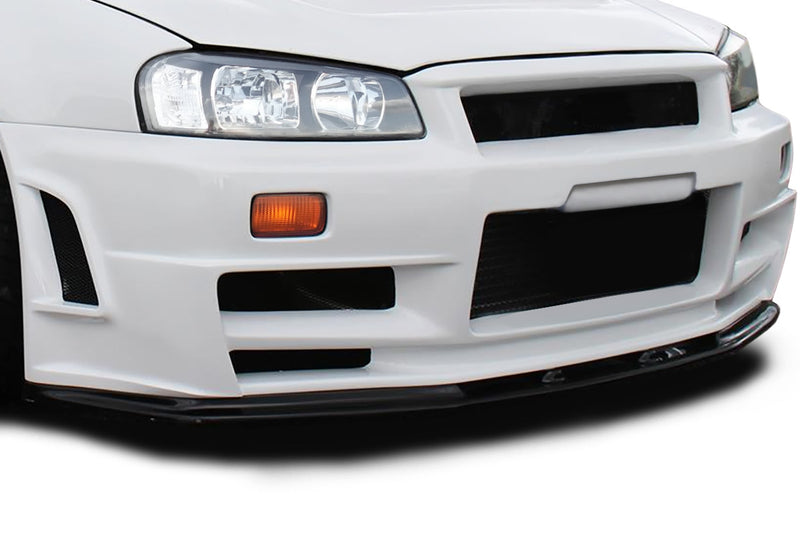 1999-2002 Nissan Skyline R34 GT-R Z-Tune Look Front Bumper Cover - 1 Piece