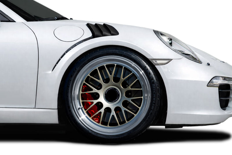 2012-2019 Porsche 911 Carrera 991 GT3RS Look Front Fenders - 2 Piece
