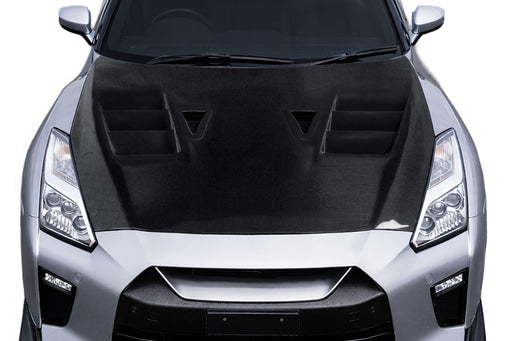 2017-2023 Nissan GT-R R35 TS-1 Hood - 1 Piece