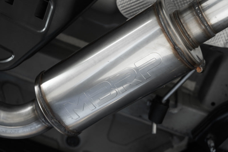 Échappement Cat-Back MBRP 22-23 Hyundai Elantra N 2.0L Turbo T304 double sortie 3" avec embouts en fibre de carbone de 5" de diamètre extérieur
