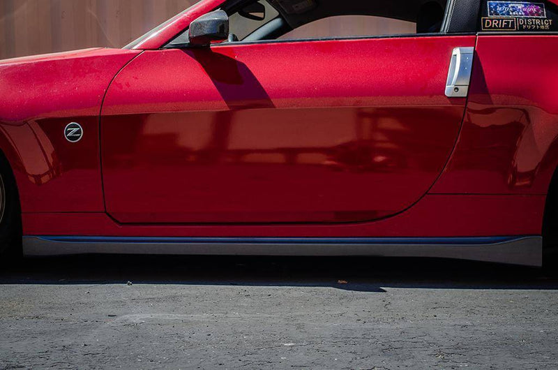 Nissan 350Z 2003-2008 Nismo V3 Style 2 Piece Polyurethane Side Skirt Add-Ons