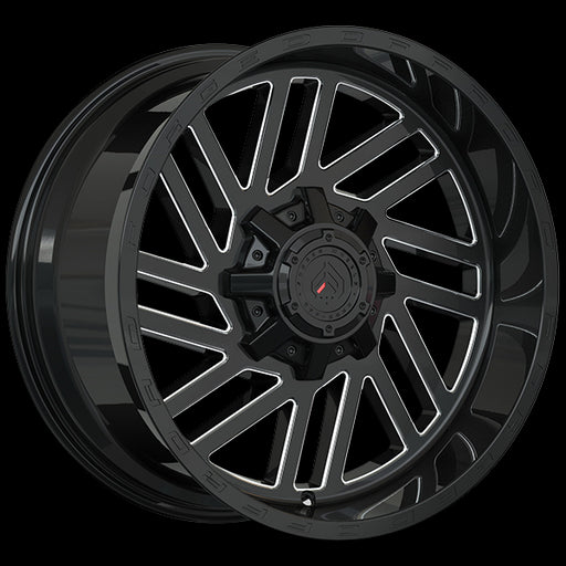 Forged Wheels XR107 Gloss Black - Milled Edge