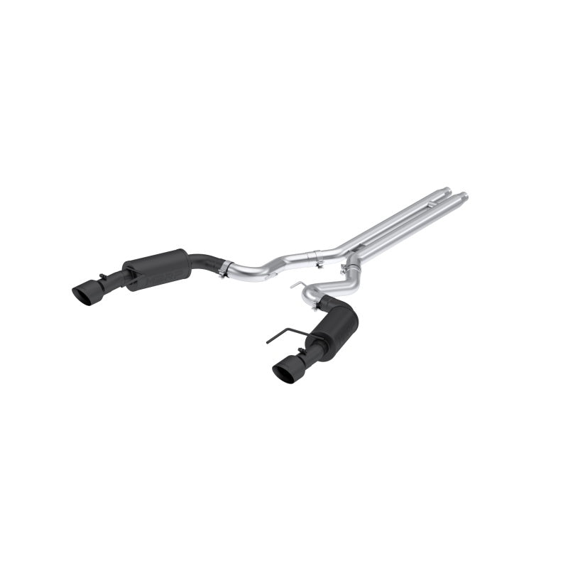 MBRP 2024 Ford Mustang GT S650, 5.0L, Cat-Back Dual Split Rear de 3 po, Revêtement Noir (route)