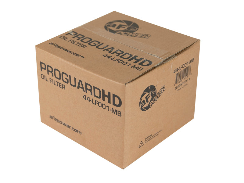 aFe ProGuard D2 Filtres à huile pour camions diesel GM 01-17 V8-6.6L (Paquet de 4)