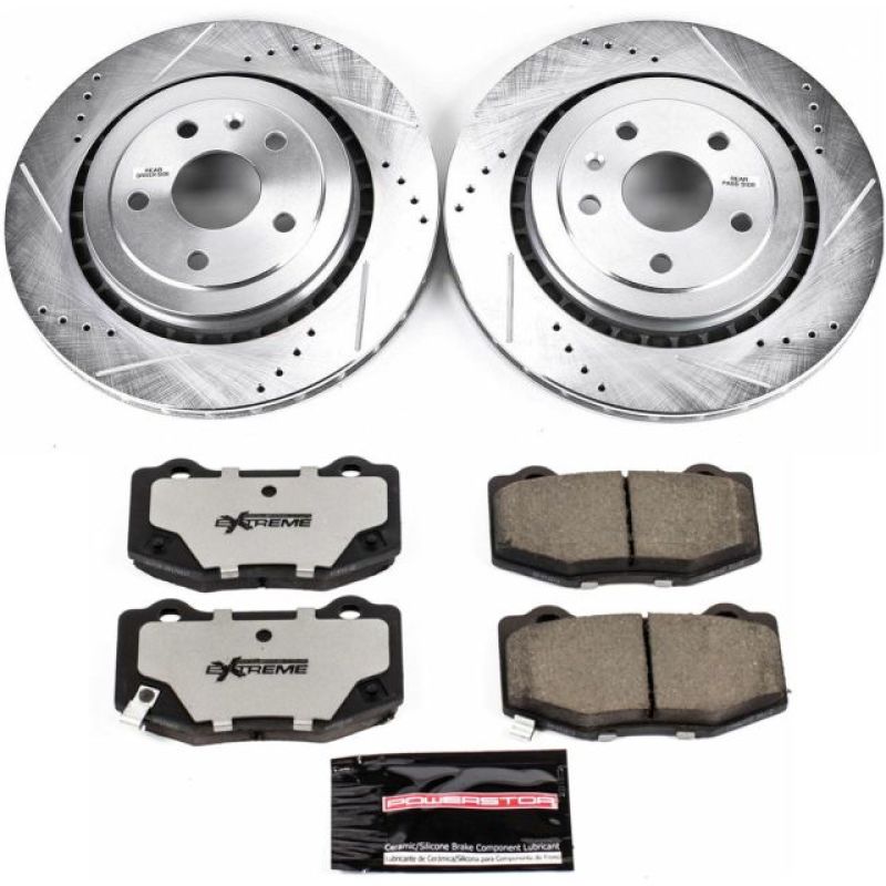 Kit de freins arrière Z26 Street Warrior Power Stop 16-18 Cadillac ATS