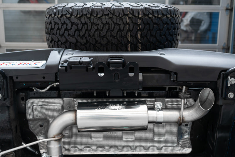 MBRP 21-Up Ford Bronco 2.3L/2.7L EcoBoost 2/4DR Acier aluminisé Échappement Cat-back à dégagement élevé