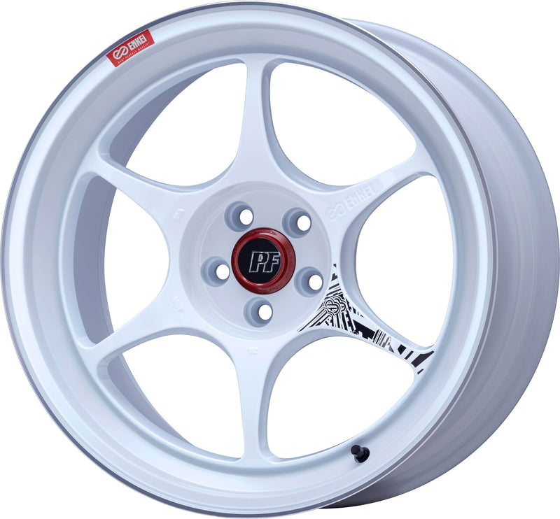 ENKEI PF06 White Machined