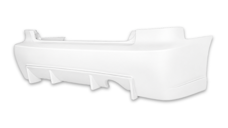1998-2002 Honda Accord 4DR Gralix Buddy Rear Bumper Cover - 1 Piece