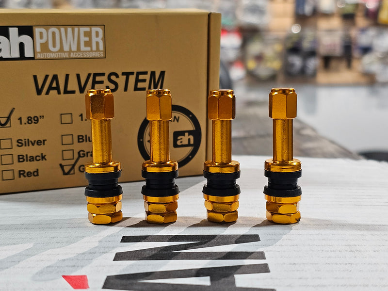 AODHAN V1 VALVE STEM (SET OF 4)  GOLD