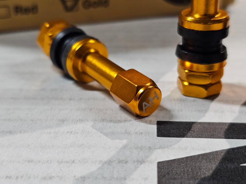 AODHAN V1 VALVE STEM (SET OF 4)  GOLD