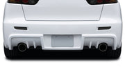 2008-2017 Mitsubishi Lancer Gralix Evo X Look Rear Bumper Cover - 1 Piece