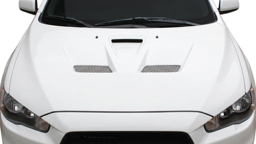 2008-2017 Mitsubishi Lancer / Lancer Evolution 10 Gralix Evo X Look Hood - 1 Piece