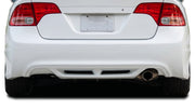2006-2011 Honda Civic 4DR Gralix JDM Type R Conversion Rear Bumper Cover - 2 Piece