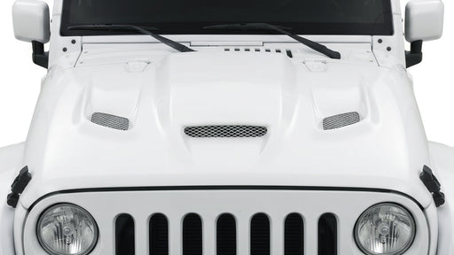 2007-2018 Jeep Wrangler Gralix Hellcat Look Hood - 1 Piece