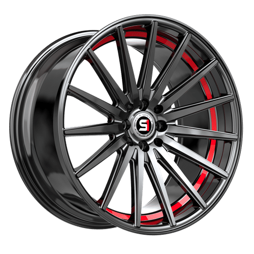 SPEC-1 RACING SP-69 Gloss Black / Red Under Cut