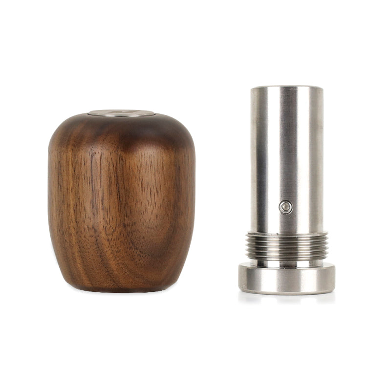 Pommeau de levier de vitesse Mishimoto Short Steel Core en bois - Noyer