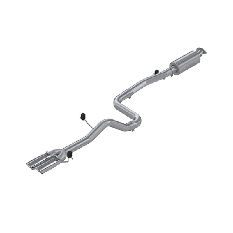 MBRP 14-19 Ford Fiesta ST 1,6 L EcoBoost 7,6 cm double sortie Alum Cat Back