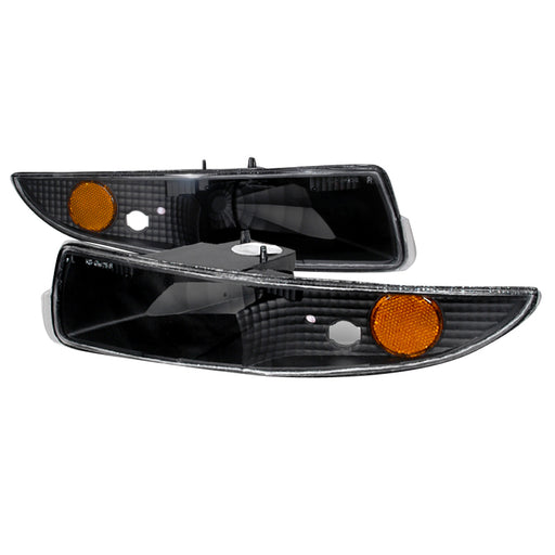 Spec-D 93-02 Chevrolet Camaro Bumper Lights Black 2LB-CMR93JM-KS