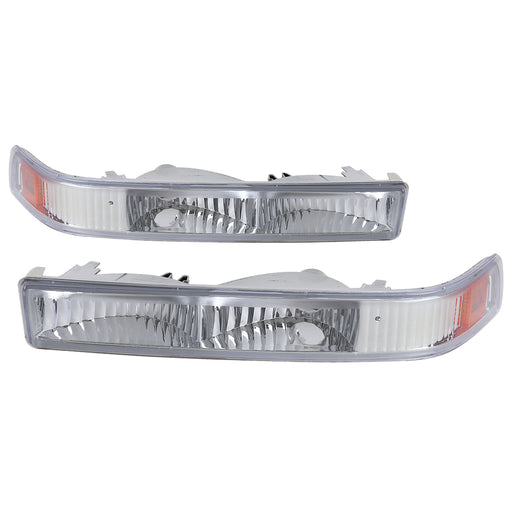 Spec-D 98-04 Chevrolet S10 Bumper Lights Chrome 2LB-S1098-RS