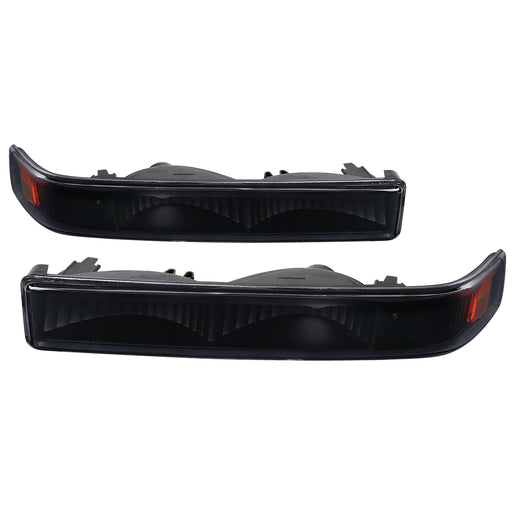Spec-D 98-04 Chevrolet S10 Bumper Lights Black 2LB-S1098JM-RS