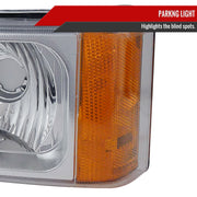 Spec-D 03-06 Chevrolet Avalanche Bumper Lights Chrome 2LB-SIV04-RS
