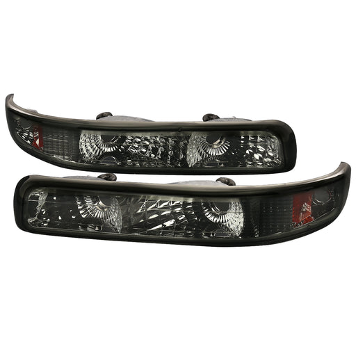 Spec-D 99-02 Chevrolet  Silverado  Smoked Bumper Lights  2LB-SIV99G-RS