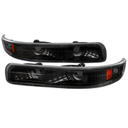Spec-D 99-02 Chevrolet Silverado Bumper Lights Black 2LB-SIV99JM-RS
