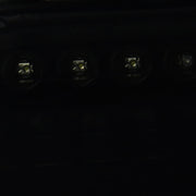 Spec-D 99-02 Chevrolet Silverado Projector Headlight+Led Bumper Lights- Amber Smoke Bumper Lights+ Smoke Headlights 2LBLHP-SIV99SMLED-RS