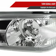 Spec-D 04-12 Chevrolet Colorado Corner Lights Chrome 2LC-COL04-TM
