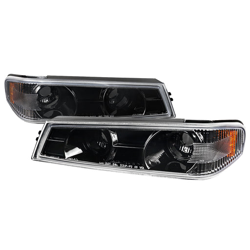 Spec-D 04-12 Chevrolet Colorado Canyon Corner Lights Glossy Black 2LC-COL04BK-TM