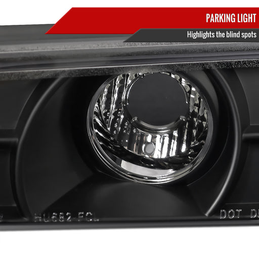 Spec-D 04-12 Gmc Canyon Corner Lights Black 2LC-COL04JM-TM