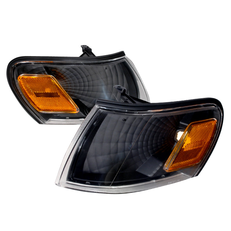Spec-D 93-97 Toyota Corolla Corner Lights Black 2LC-COR93JM-KS