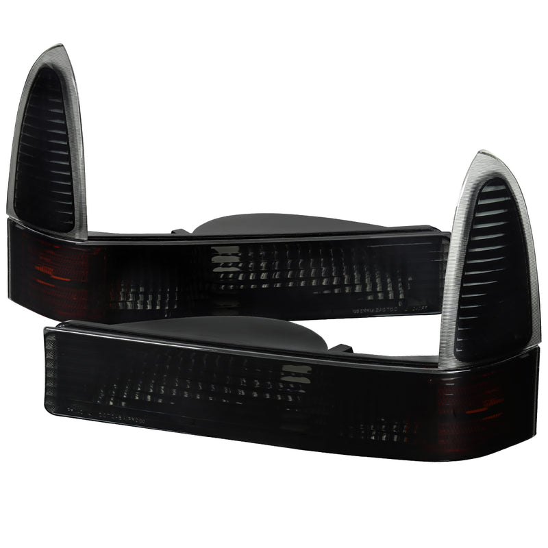 Spec-D 99-04 Ford F250 Corner Lights- Dark Smoke- Also Fit Excursion 2LC-F25099SM-RS