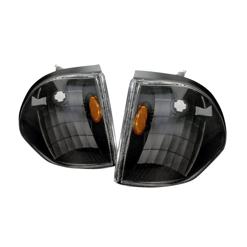 Spec-D 87-93 Ford Mustang Corner Lights Black 2LC-MST87JM-KS