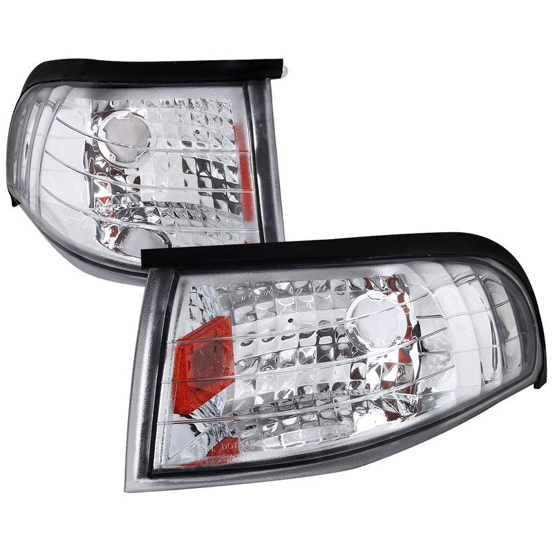 Spec-D 94-98 Ford Mustang Corner Lights Chrome 2LC-MST95-RS
