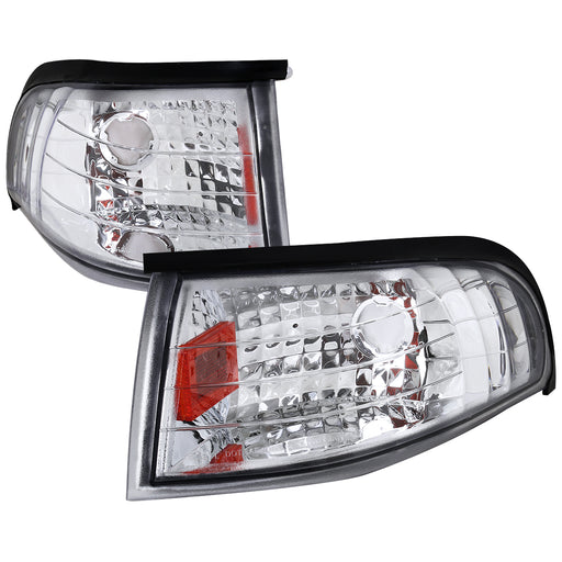 Spec-D 94-98 Ford Mustang Corner Lights Chrome 2LC-MST95-RS