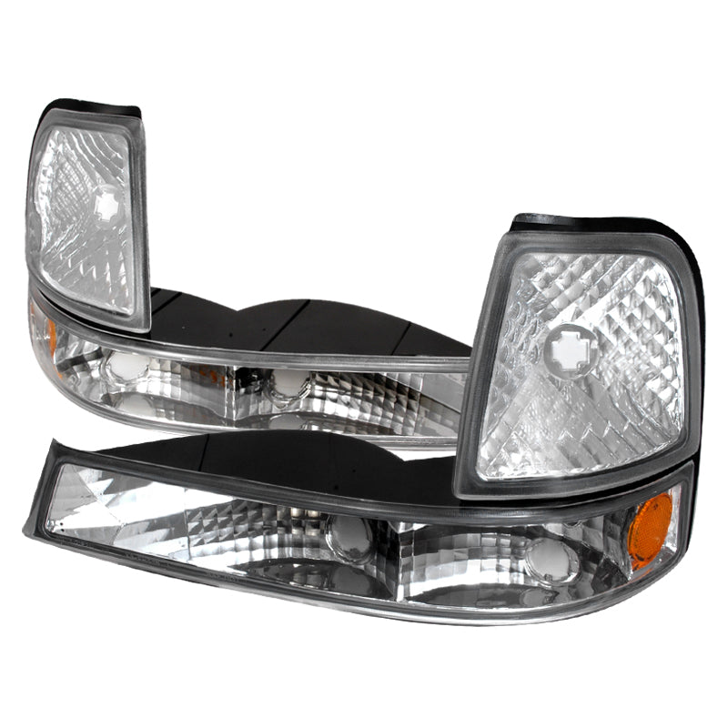 Spec-D 98-01 Ford Ranger Corner Lights Chrome 2LC-RAN98-KS