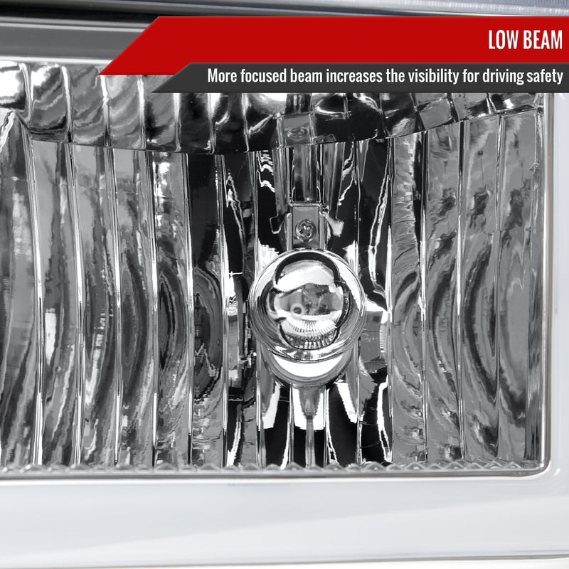Spec-D 04-12 Chevrolet Colorado Gmc Canyon Headlights With Led Bar And Parking Lights With Led Bar Chrome Housing Clear Lens Switchback Sequential Turn Signal - 9006 Low Beam 9005 High Beam Not Included 2LCLH-COL04-G3-RS