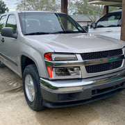 Spec-D 04-12 Chevrolet Colorado Gmc Canyon Headlights With Led Bar And Parking Lights With Led Bar Chrome Housing Clear Lens Switchback Sequential Turn Signal - 9006 Low Beam 9005 High Beam Not Included 2LCLH-COL04-G3-RS