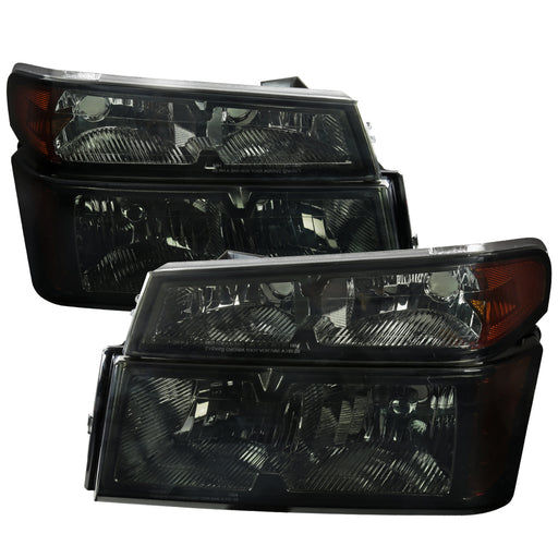 Spec-D 04-12 Chevrolet  Colorado Headlight And Corner Light Set - Smoked 2LCLH-COL04G-RS