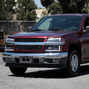 Spec-D 04-12 Chevrolet Colorado Gmc Canyon Headlights With Led Bar And Parking Lights With Led Bar Matte Black Housing Clear Lens Switchback Sequential Turn Signal - 9006 Low Beam 9005 High Beam Not Included 2LCLH-COL04JM-G3-RS