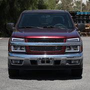 Spec-D 04-12 Chevrolet Colorado Gmc Canyon Headlights With Led Bar And Parking Lights With Led Bar Matte Black Housing Clear Lens Switchback Sequential Turn Signal - 9006 Low Beam 9005 High Beam Not Included 2LCLH-COL04JM-G3-RS