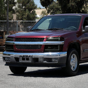 Spec-D 04-12 Chevrolet Colorado Gmc Canyon Headlights With Led Bar And Parking Lights With Led Bar Matte Black Housing Smoked Lens Switchback Sequential Turn Signal - 9006 Low Beam 9005 High Beam Not Included 2LCLH-COL04SM-G3-RS