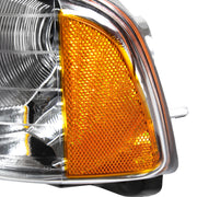 Spec-D 99-01 Dodge Ram 1500 2500 3500 Sport Headlights And Corner Lights Chrome Housing Clear Lens Amber Reflector 2LCLH-RAM99S-GO