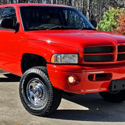 Spec-D 99-01 Dodge Ram 1500 2500 3500 Sport Headlights And Corner Lights Chrome Housing Clear Lens Amber Reflector 2LCLH-RAM99S-GO