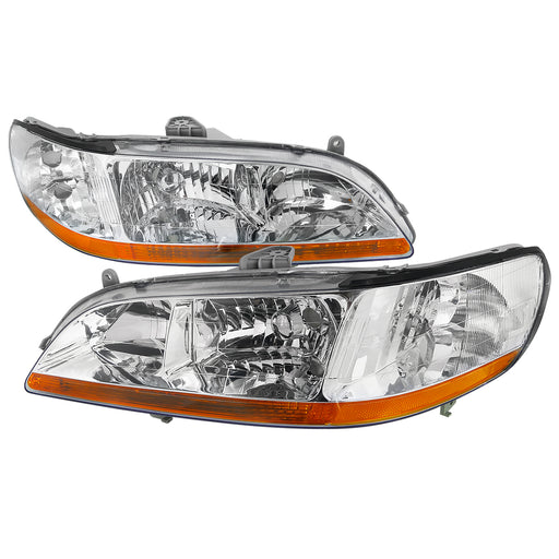 Spec-D 98-02 Honda Accord Crystal Housing Headlights Chrome 2LH-ACD98-RS