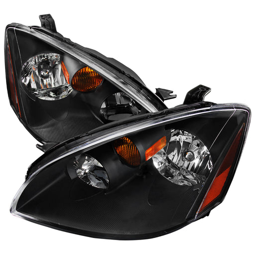Spec-D 02-04 Nissan Altima Euro Headlight Black Housing 2LH-ALT02JM-RS