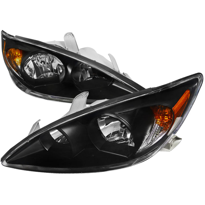 Spec-D 02-04 Toyota  Camry  02-04 Toyota Camry Headlights - Black 2LH-CAM02JM-RS